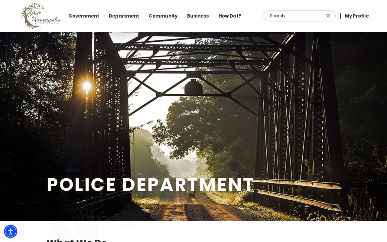 Minneapolis Police Department arrest records contact page in Ottawa County